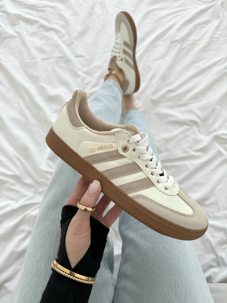 Adidas Samba x LAFC Linen Gum - oceanhype - 