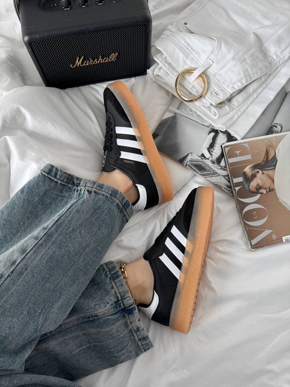 Adidas Samba XLG Black White Gum - oceanhype - 