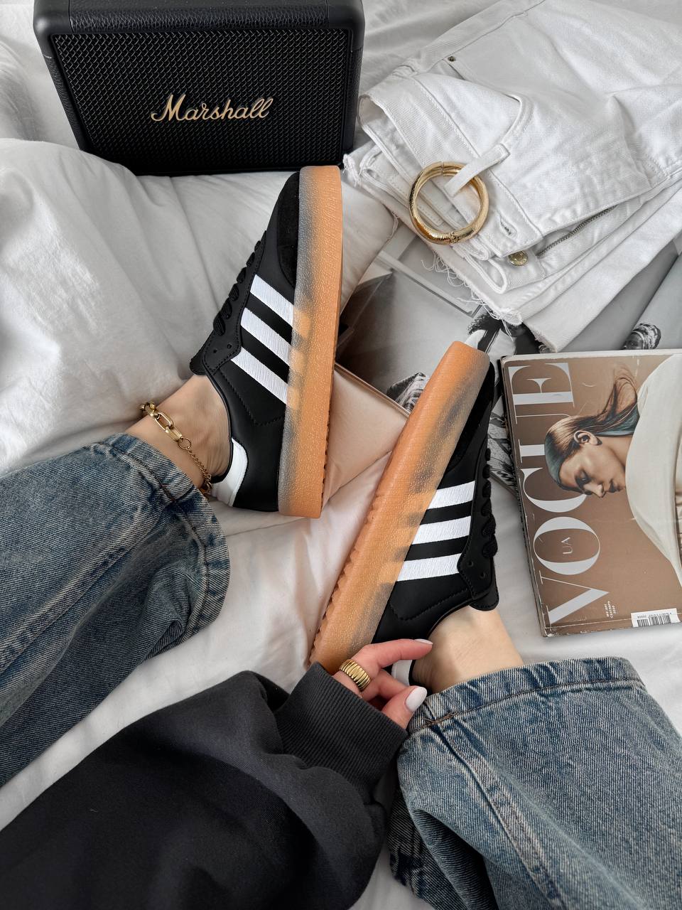 Adidas Samba XLG Black White Gum - oceanhype - 