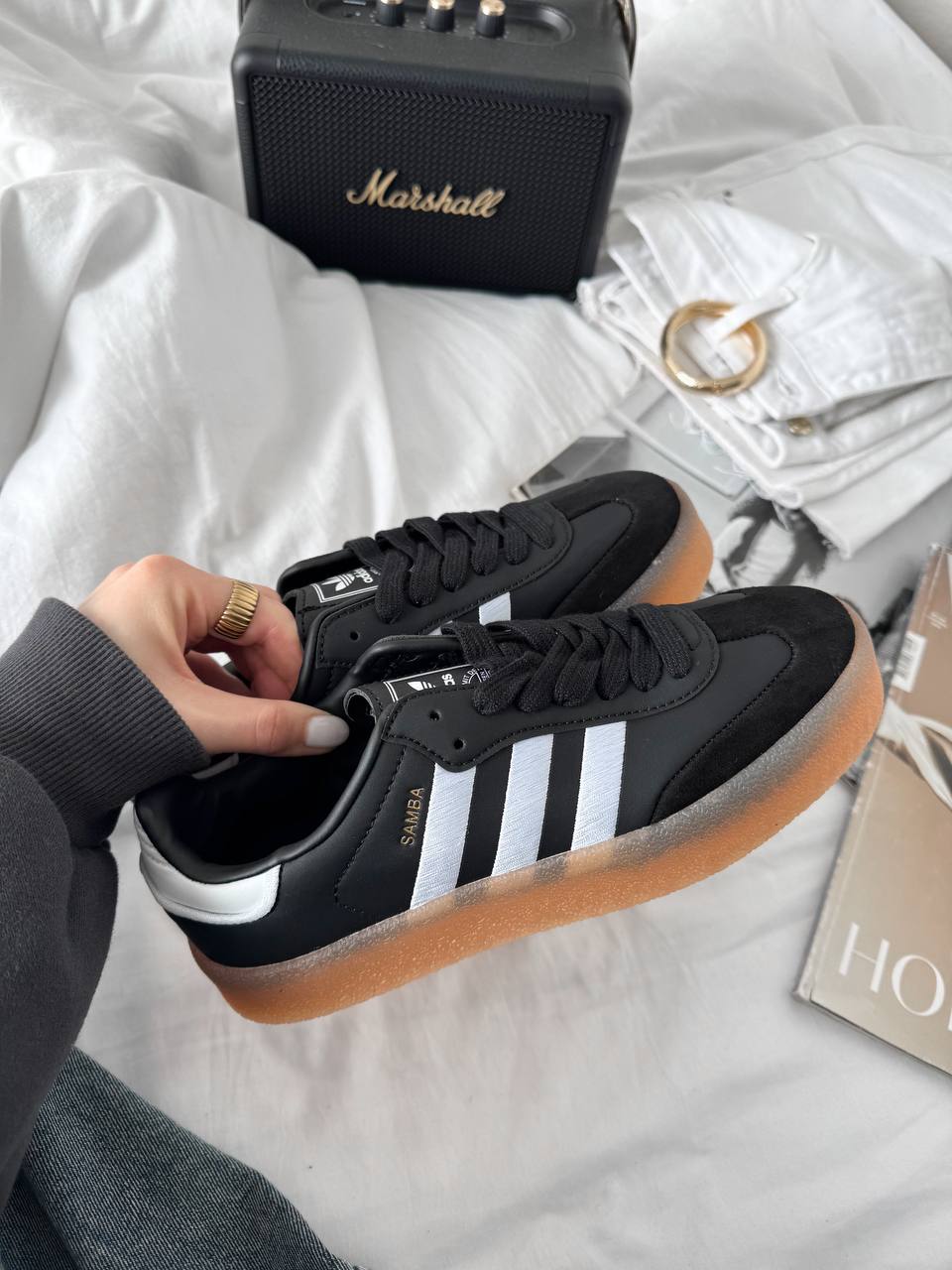 Adidas Samba XLG Black White Gum - oceanhype - 