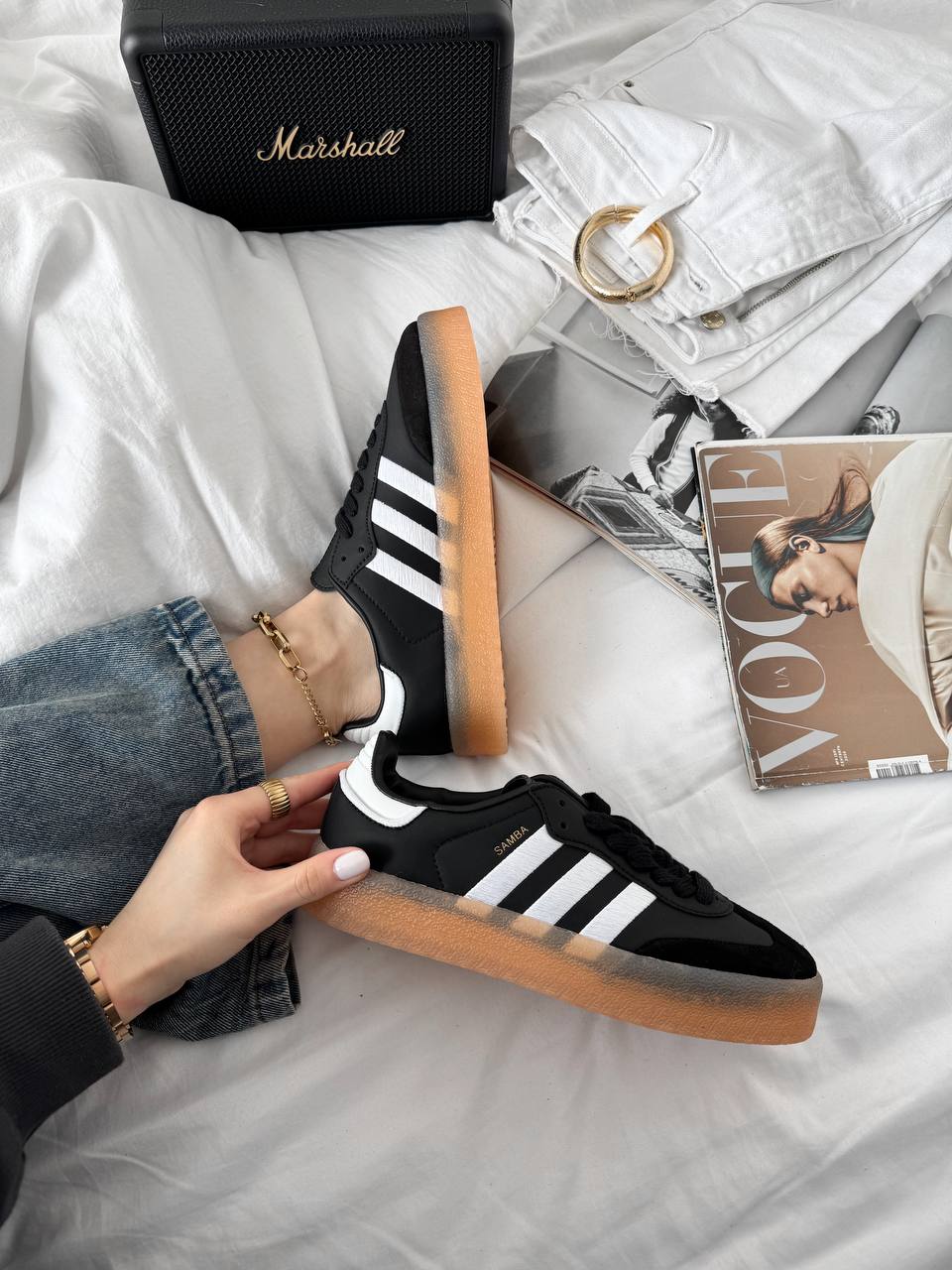 Adidas Samba XLG Black White Gum - oceanhype - 