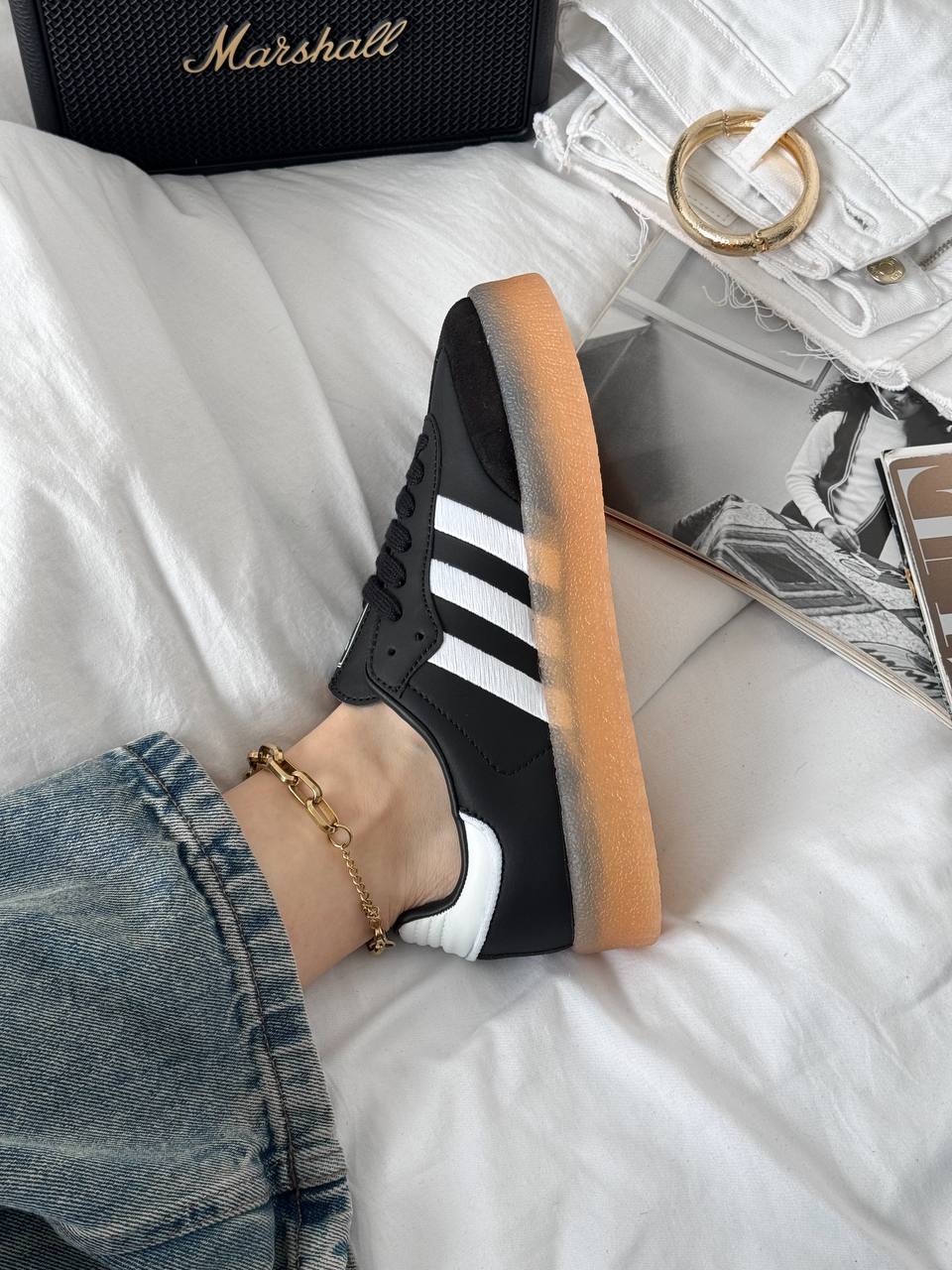 Adidas Samba XLG Black White Gum - oceanhype - 