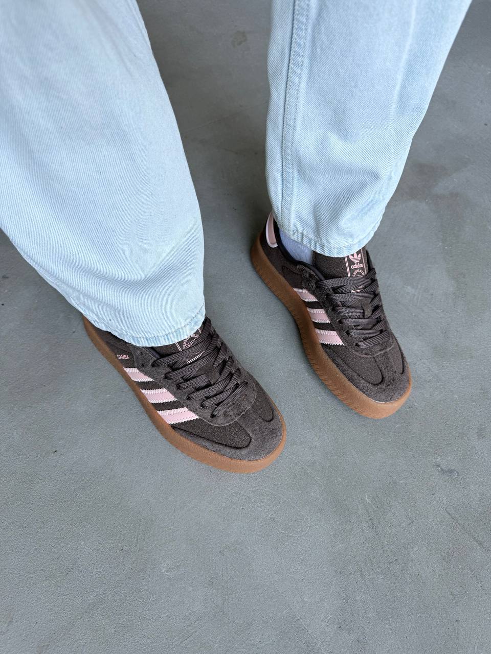 Adidas Samba XLG Brown Pink - oceanhype - 
