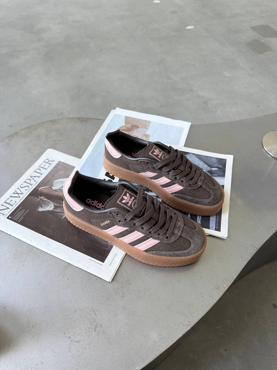 Adidas Samba XLG Brown Pink - oceanhype - 