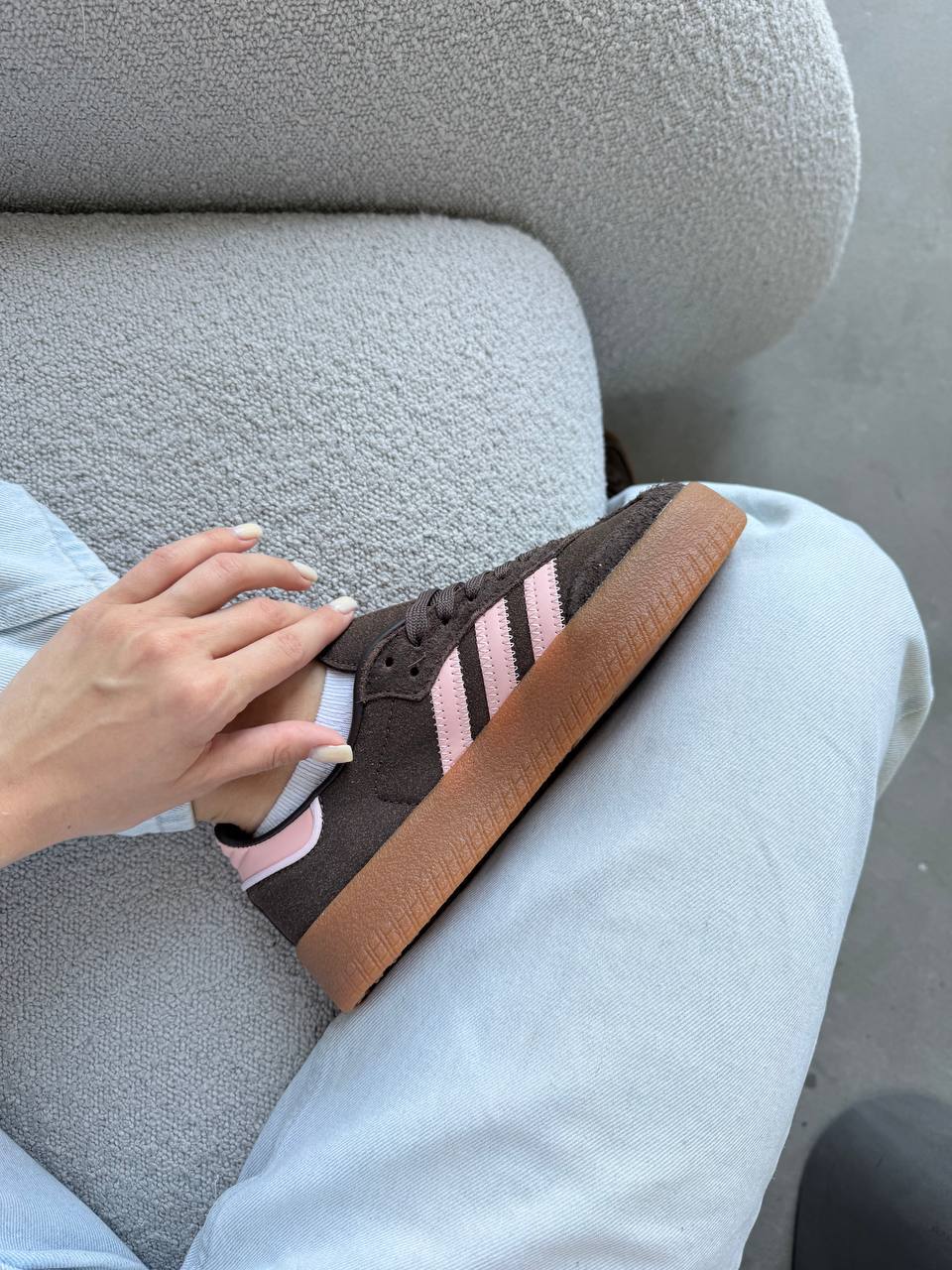 Adidas Samba XLG Brown Pink - oceanhype - 