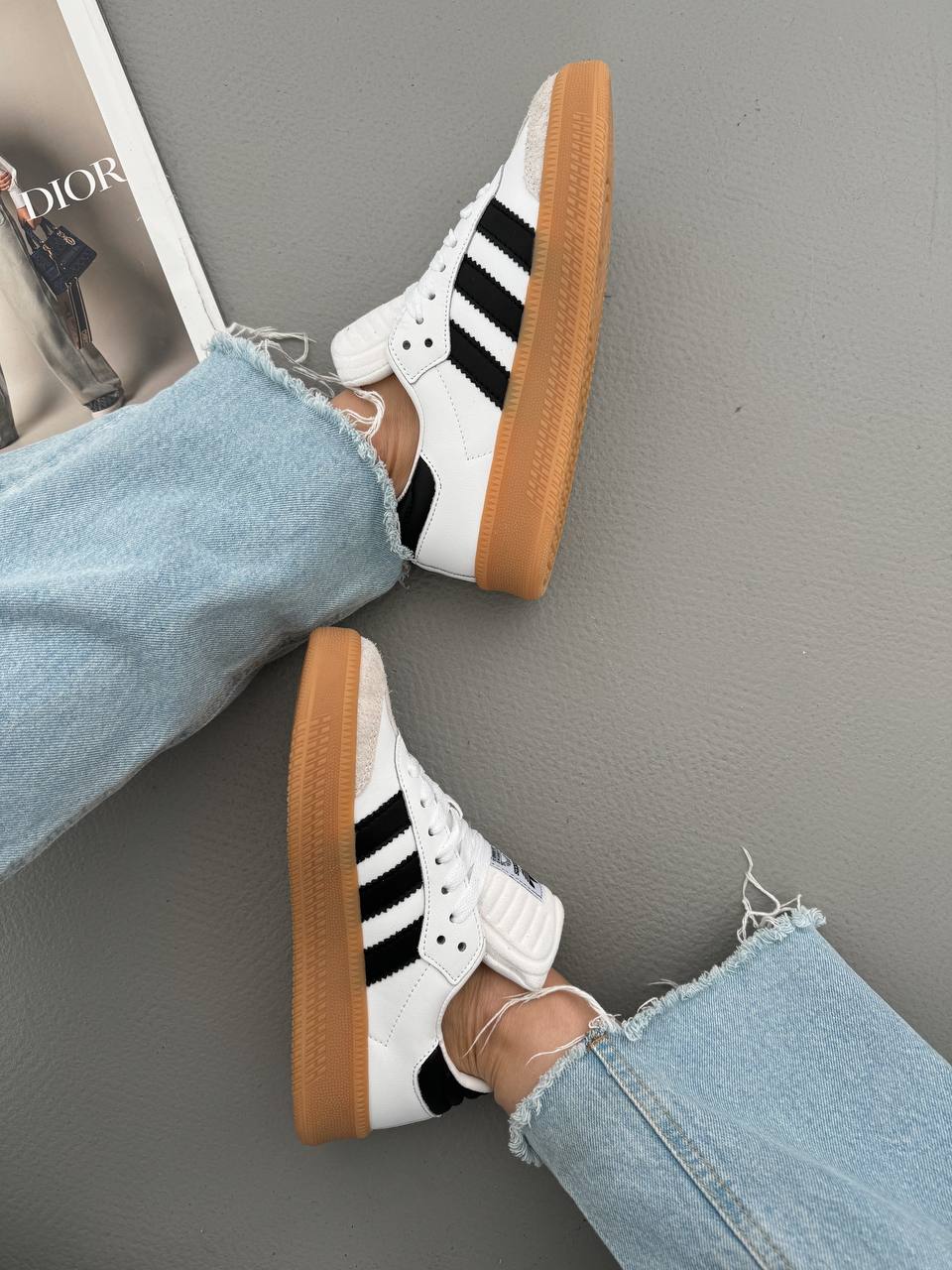 Adidas Samba XLG White Black Gum - oceanhype - 
