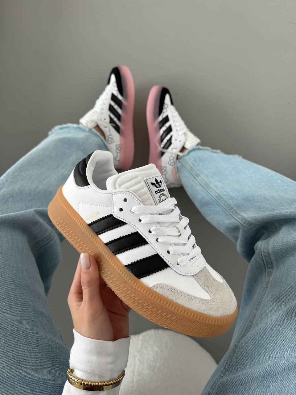 Adidas Samba XLG White Black Gum - oceanhype - 