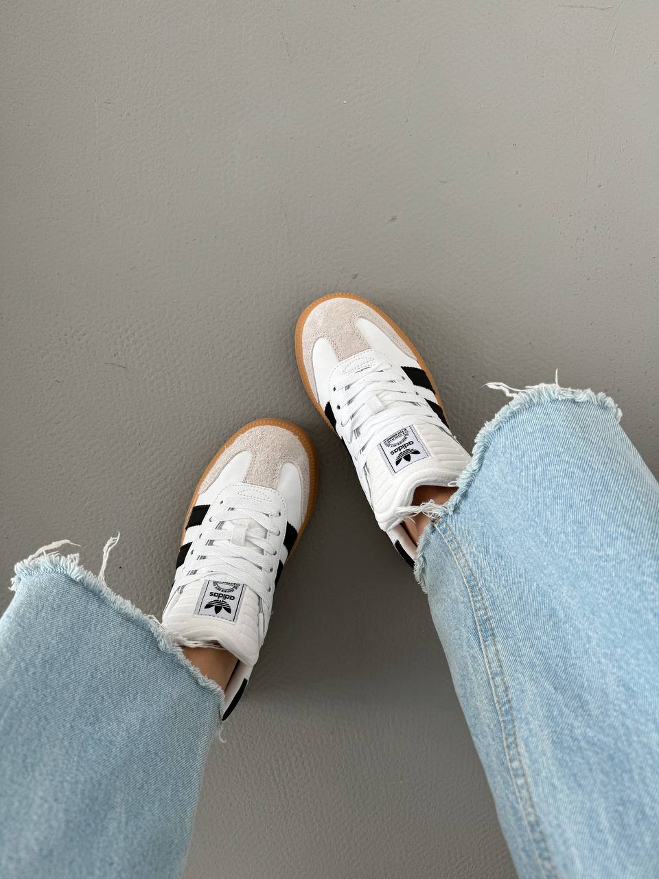 Adidas Samba XLG White Black Gum - oceanhype - 