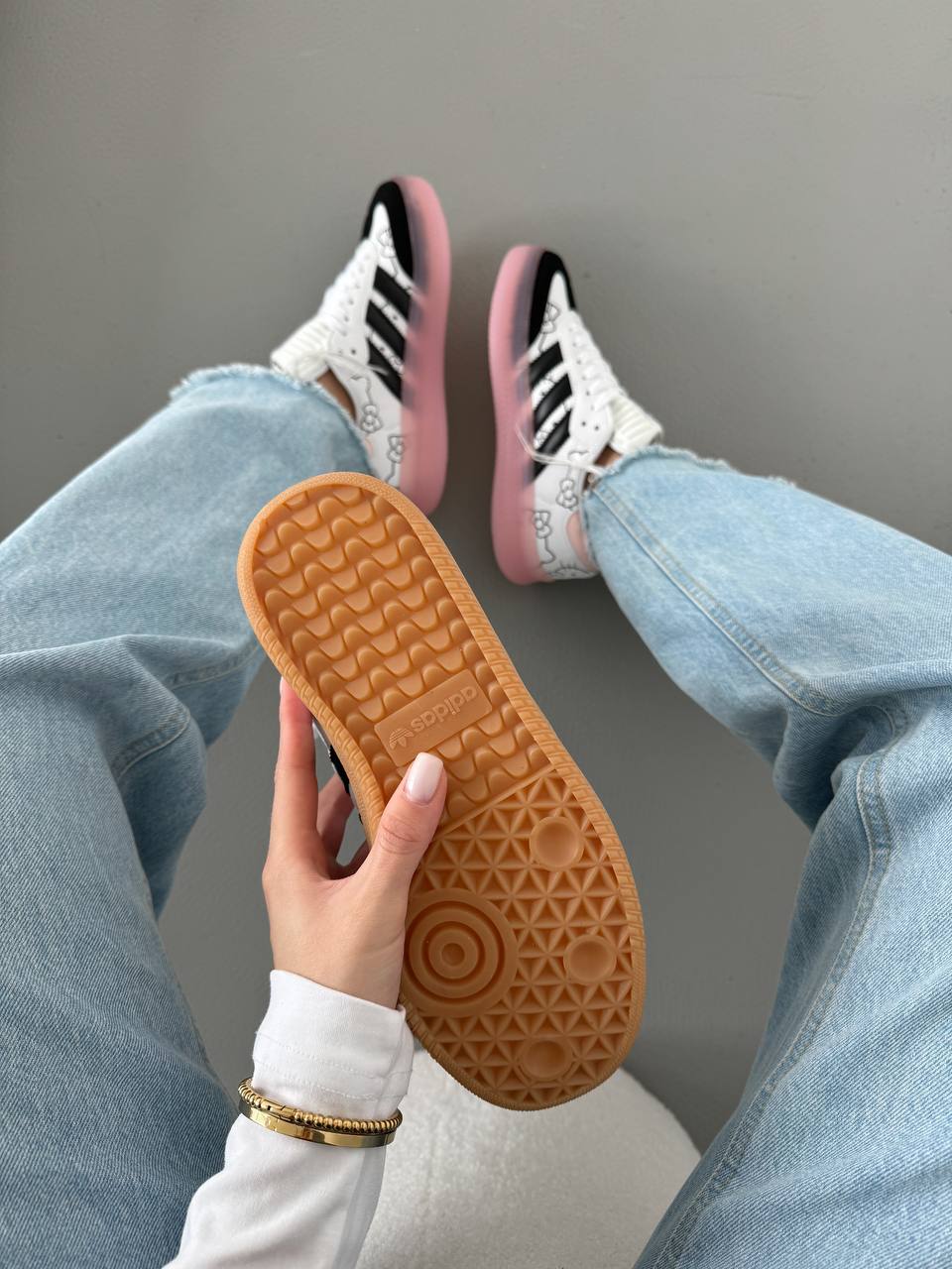 Adidas Samba XLG White Black Gum - oceanhype - 