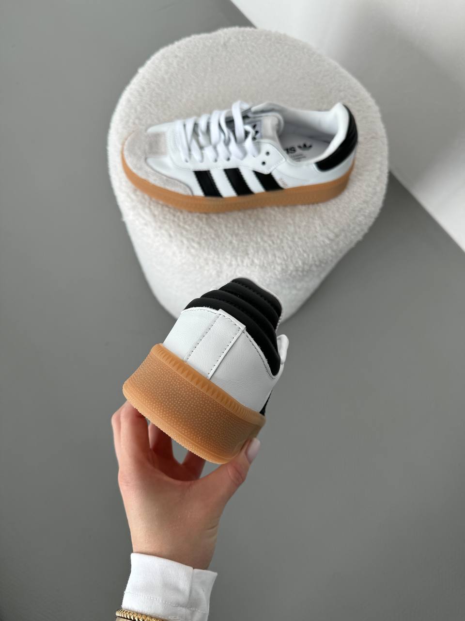 Adidas Samba XLG White Black Gum - oceanhype - 