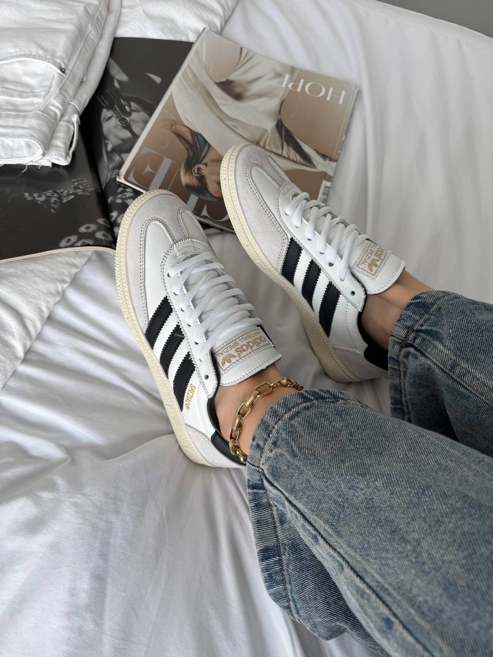 Adidas Handball Spezial White Grey - oceanhype - 