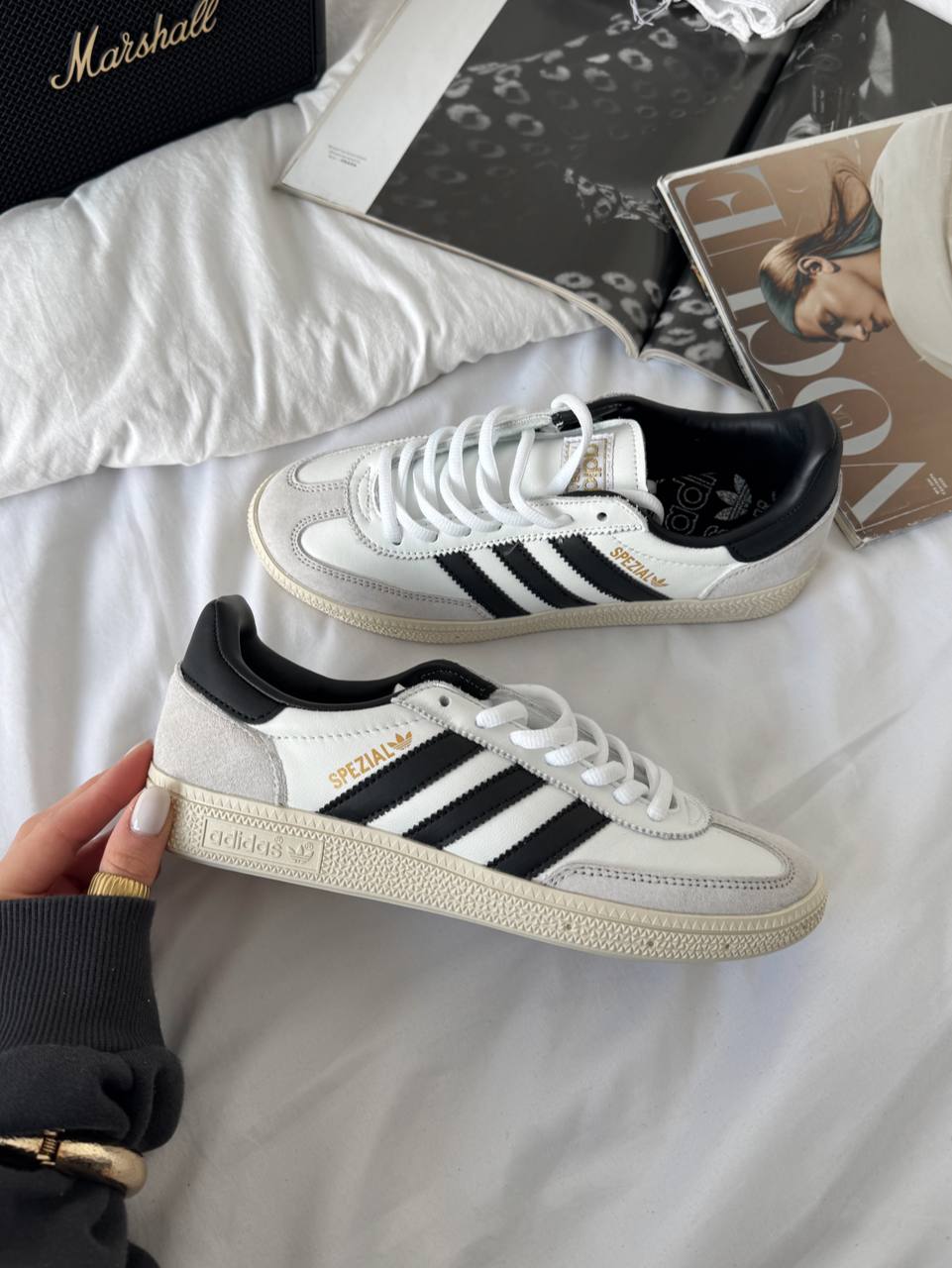 Adidas Handball Spezial White Grey - oceanhype - 
