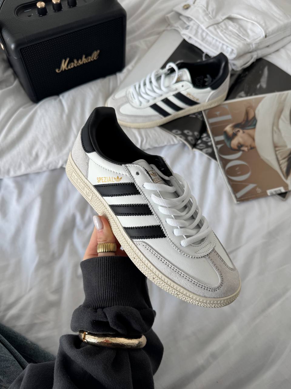 Adidas Handball Spezial White Grey - oceanhype - 