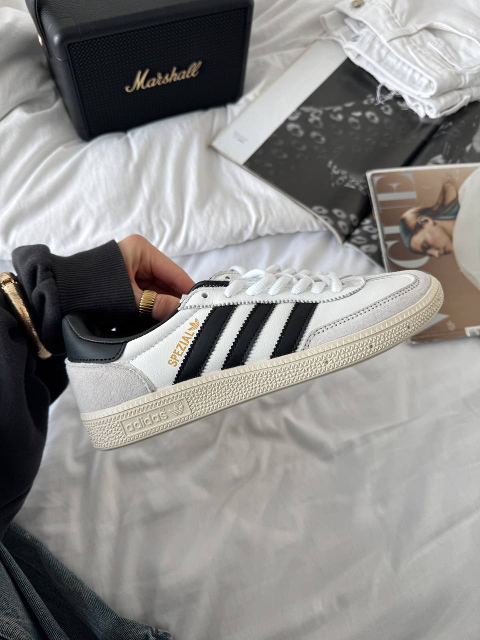 Adidas Handball Spezial White Grey - oceanhype - 
