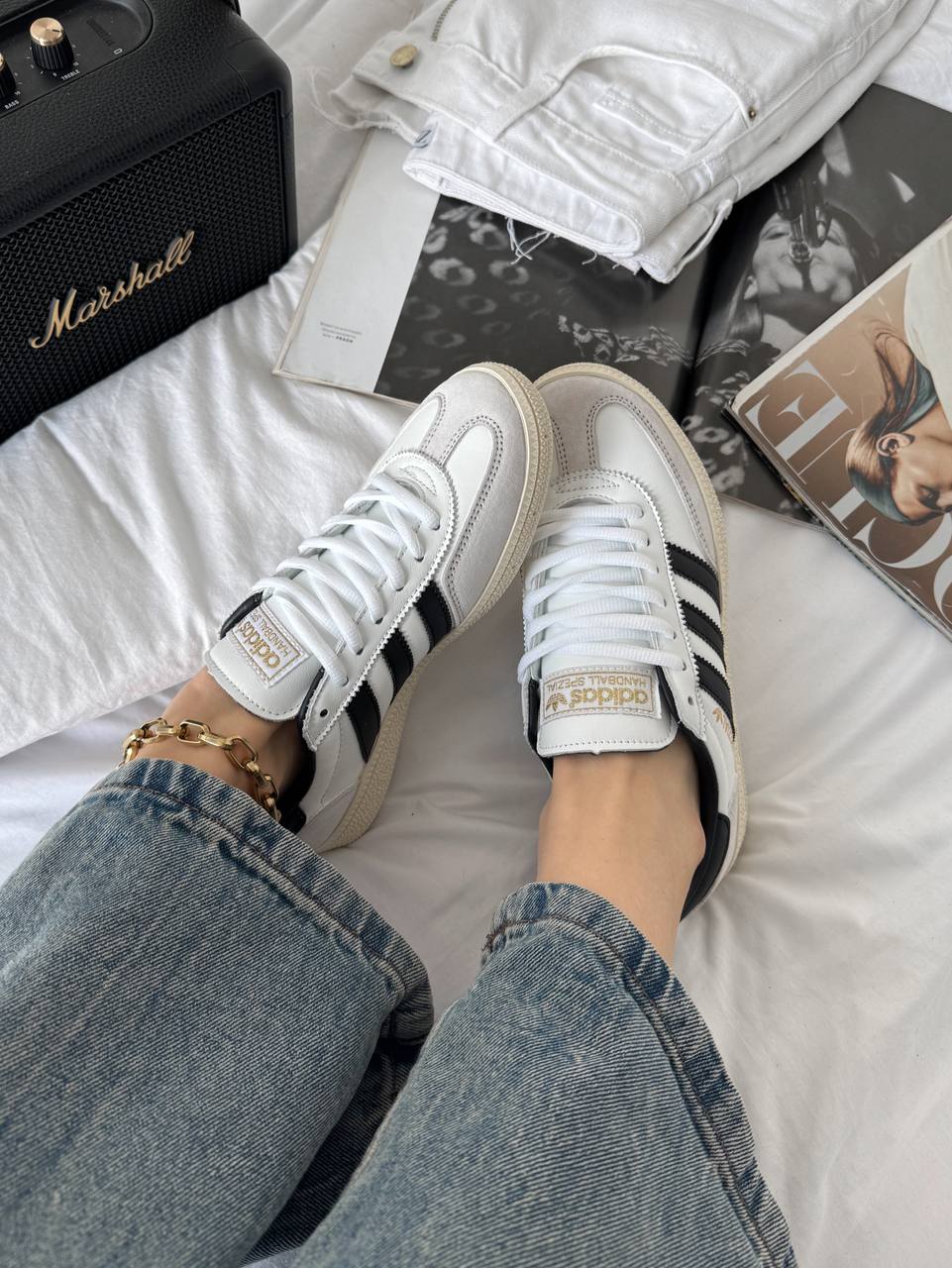 Adidas Handball Spezial White Grey - oceanhype - 