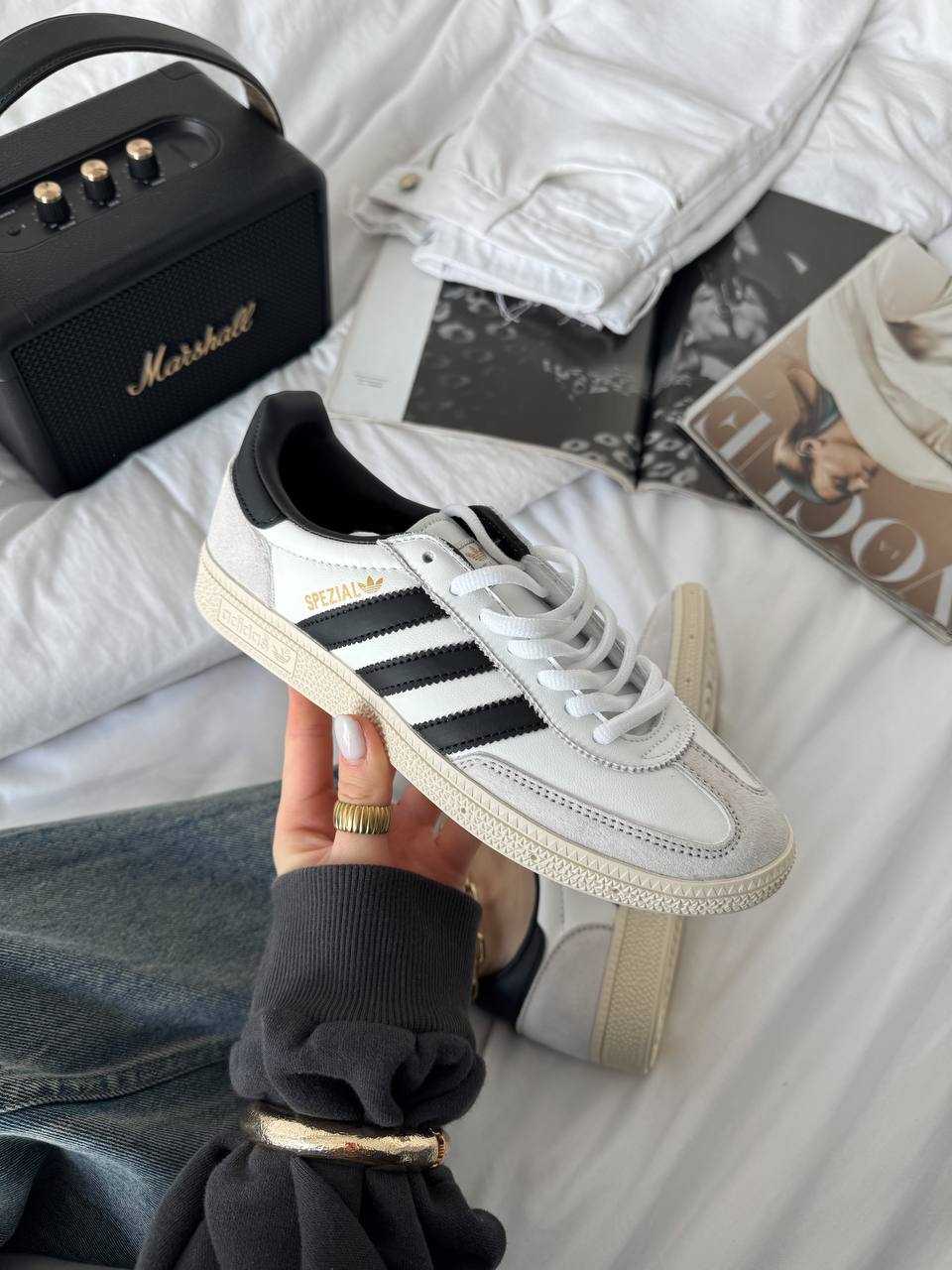 Adidas Handball Spezial White Grey - oceanhype - 