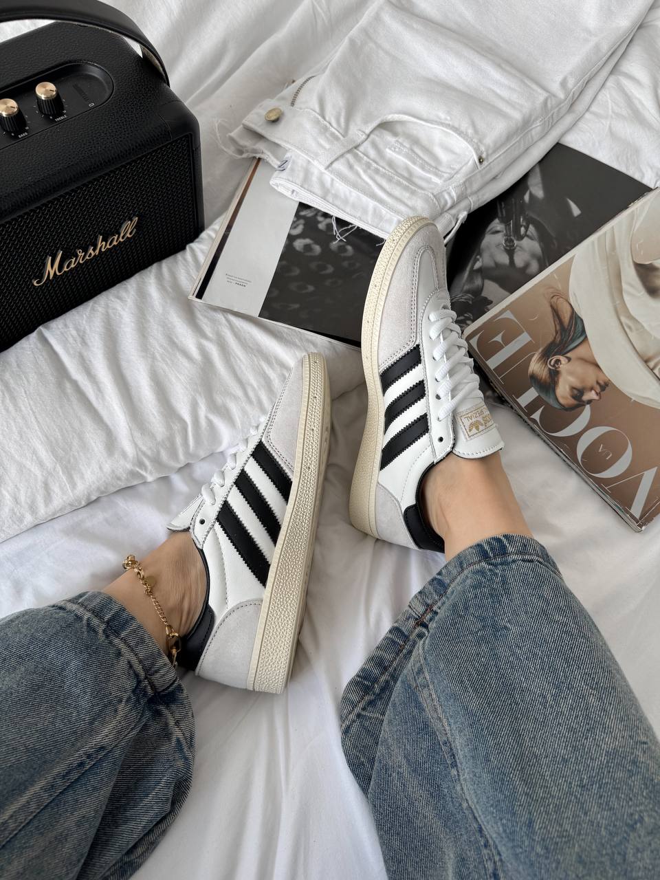 Adidas Handball Spezial White Grey - oceanhype - 