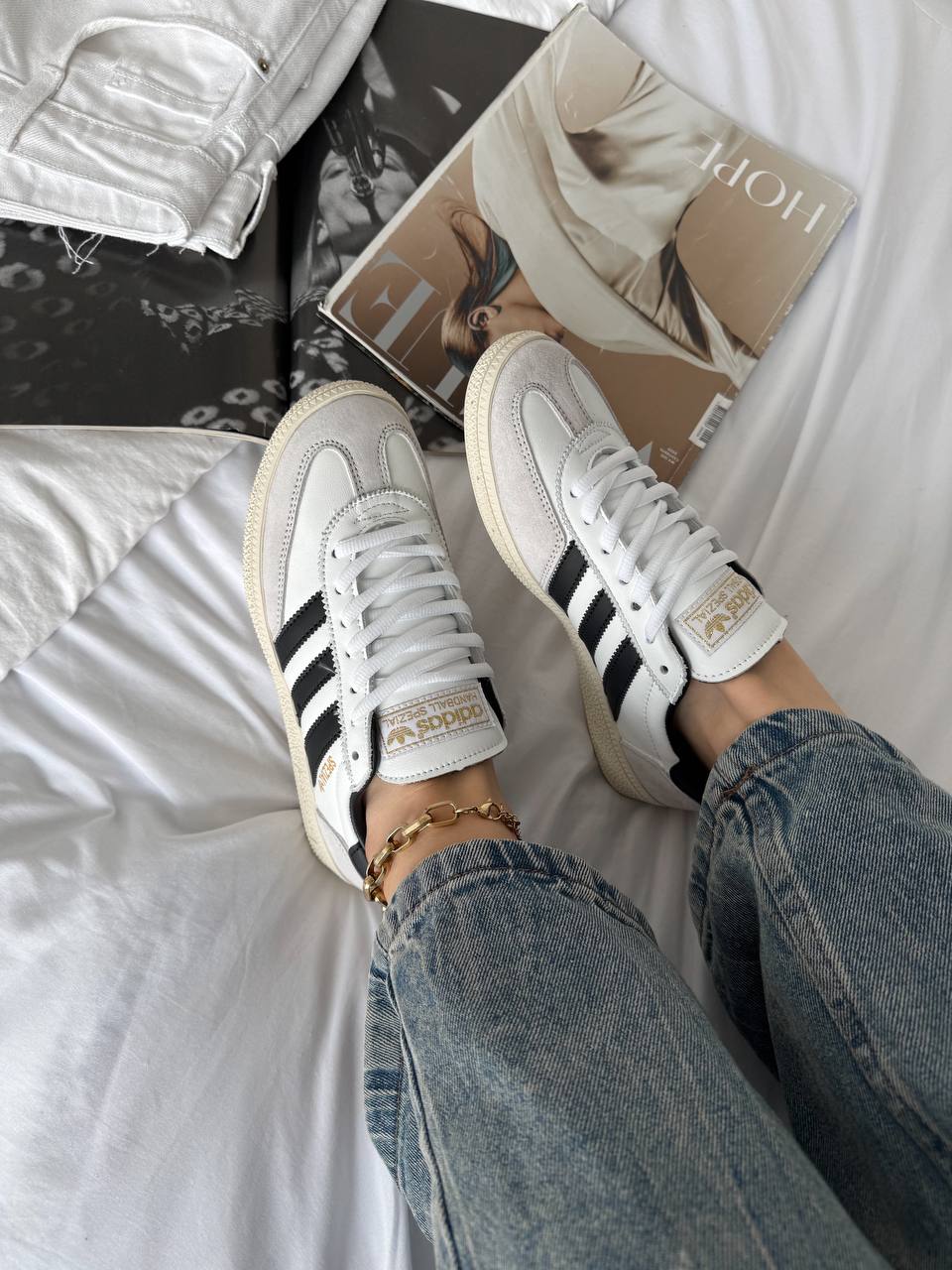 Adidas Handball Spezial White Grey - oceanhype - 