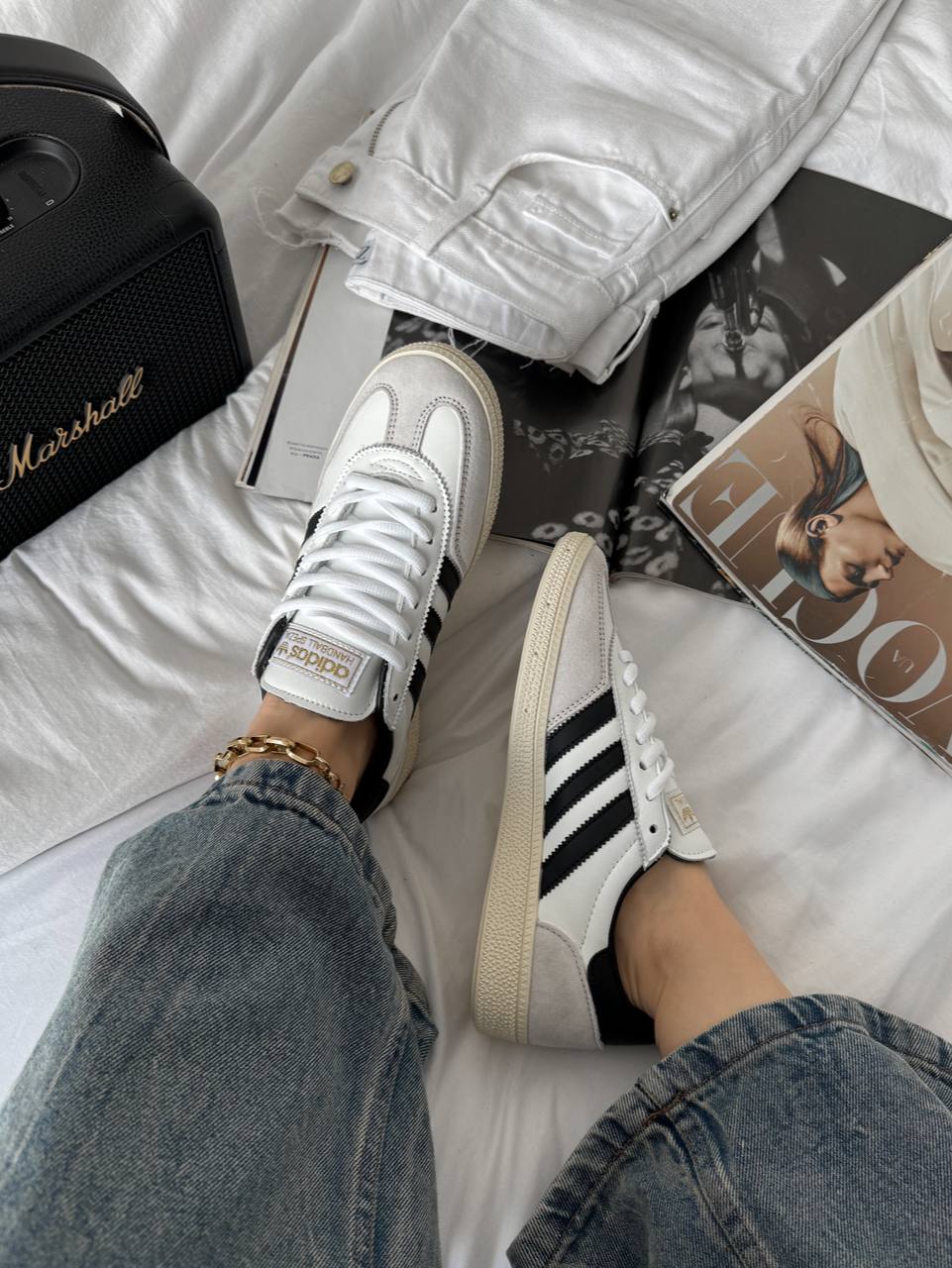 Adidas Handball Spezial White Grey - oceanhype - 