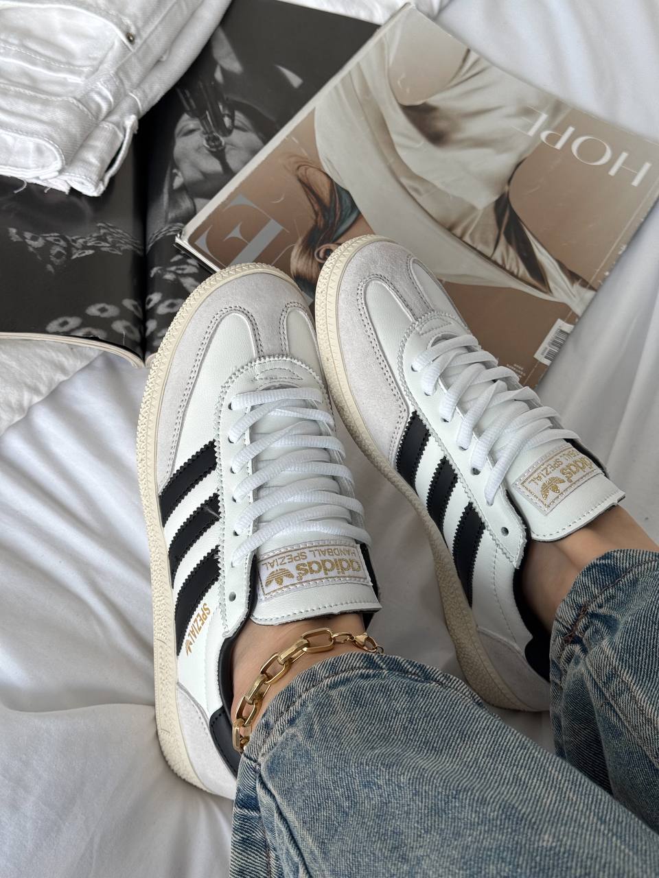 Adidas Handball Spezial White Grey - oceanhype - 