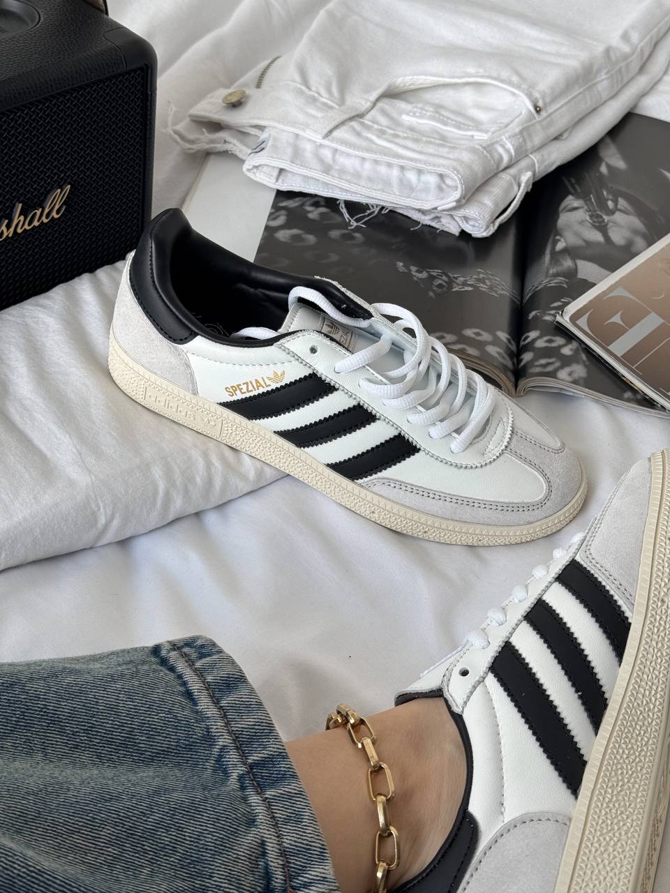 Adidas Handball Spezial White Grey - oceanhype - 