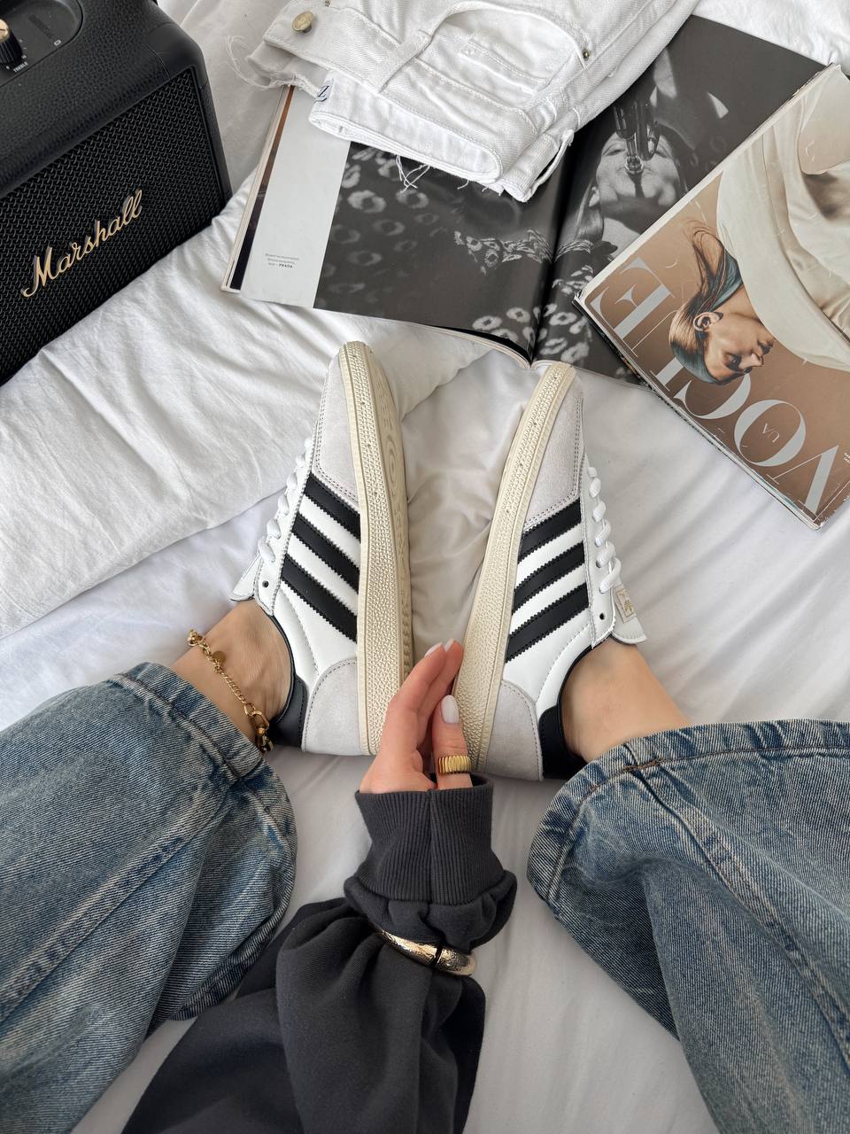 Adidas Handball Spezial White Grey - oceanhype - 