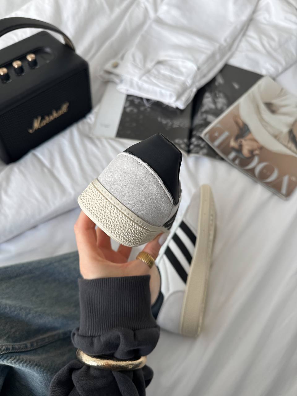 Adidas Handball Spezial White Grey - oceanhype - 