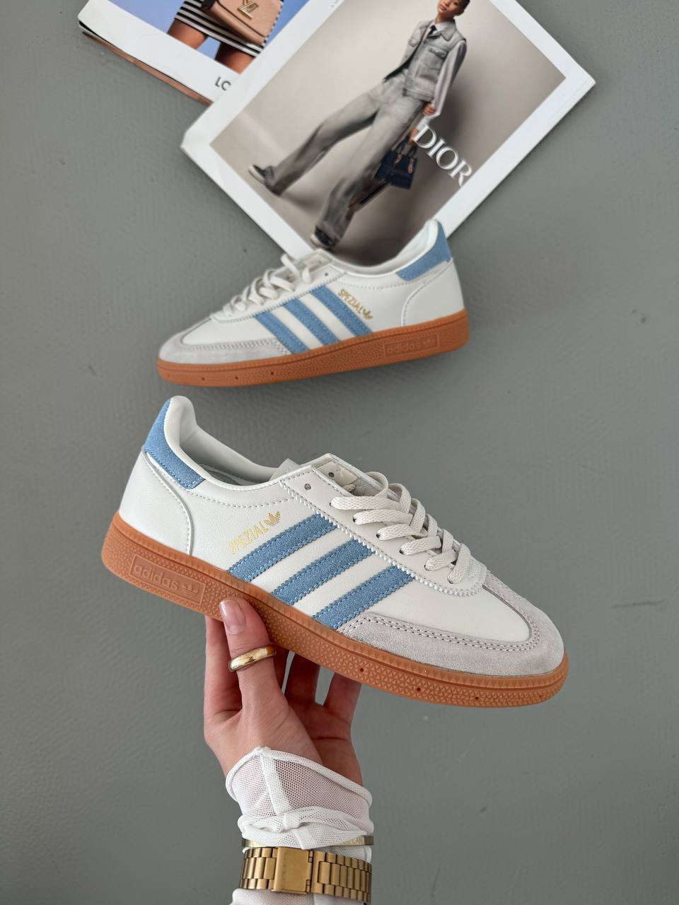 Adidas Spezial Beige Blue - oceanhype - 