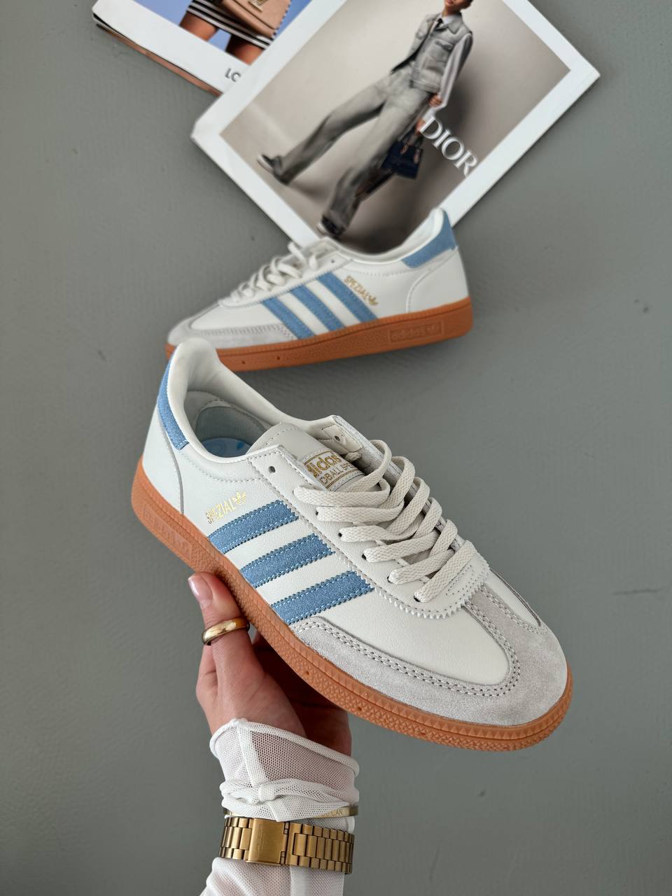 Adidas Spezial Beige Blue - oceanhype - 