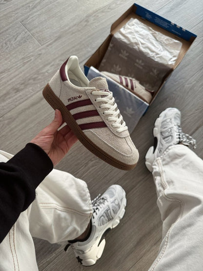 Adidas Handball Spezial Off White Collegiate Burgundy - oceanhype - 