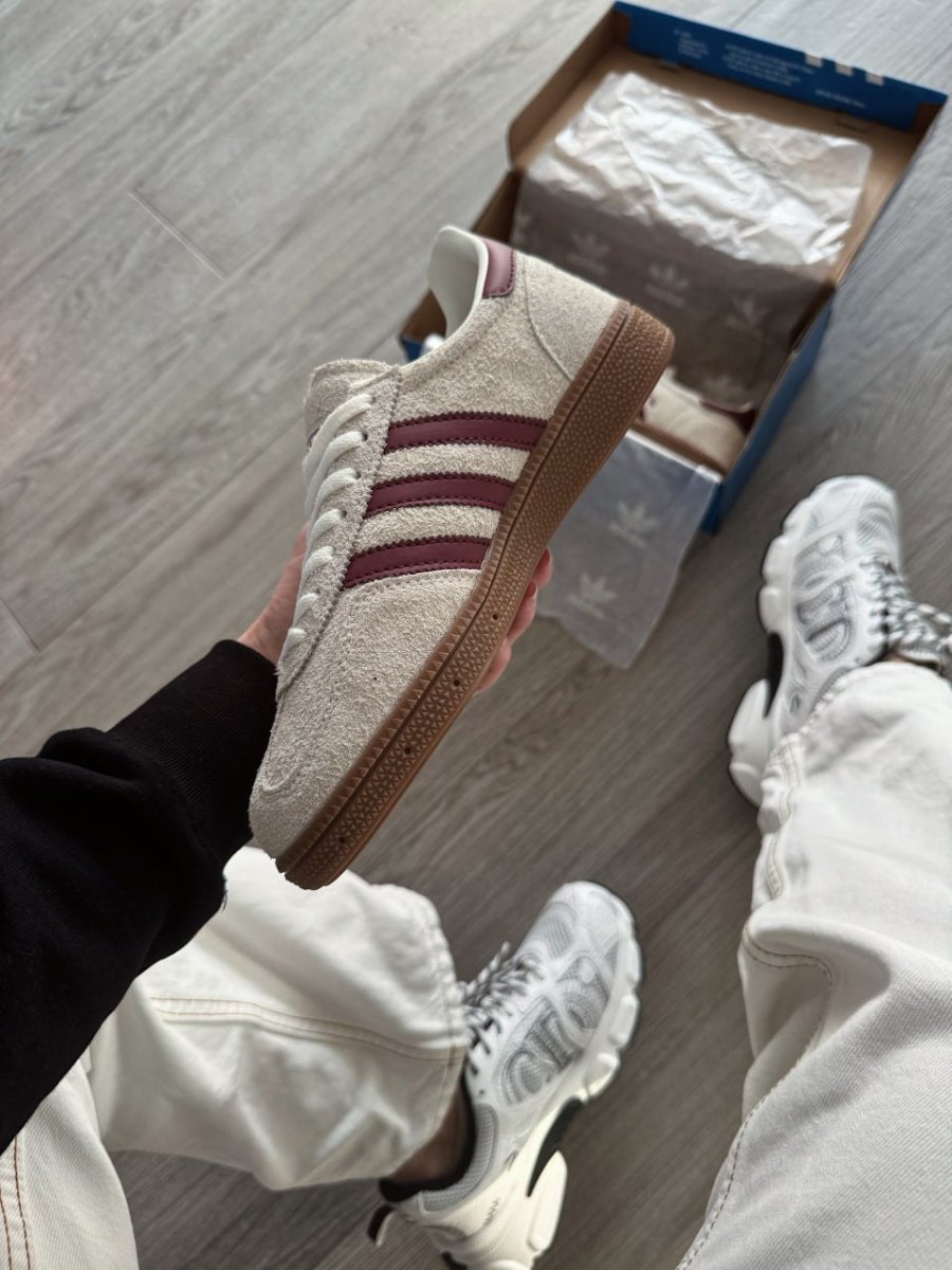 Adidas Handball Spezial Off White Collegiate Burgundy - oceanhype - 