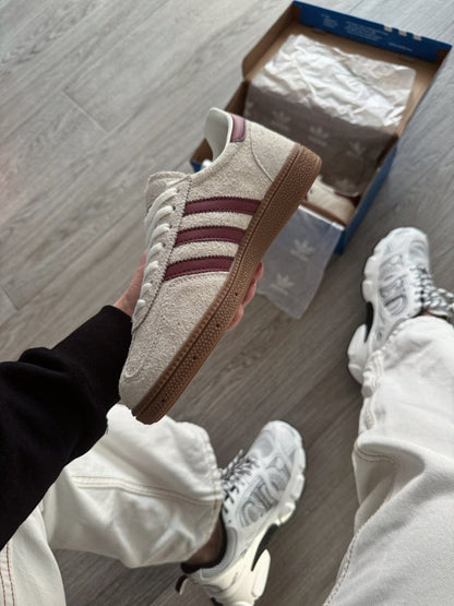 Adidas Handball Spezial Off White Collegiate Burgundy - oceanhype - 