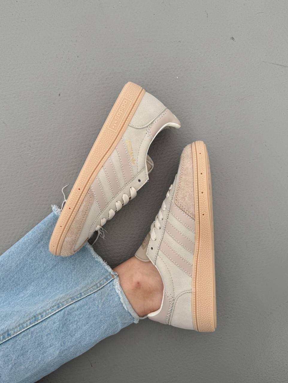 Adidas Handball Spezial Cream White Beige - oceanhype - 
