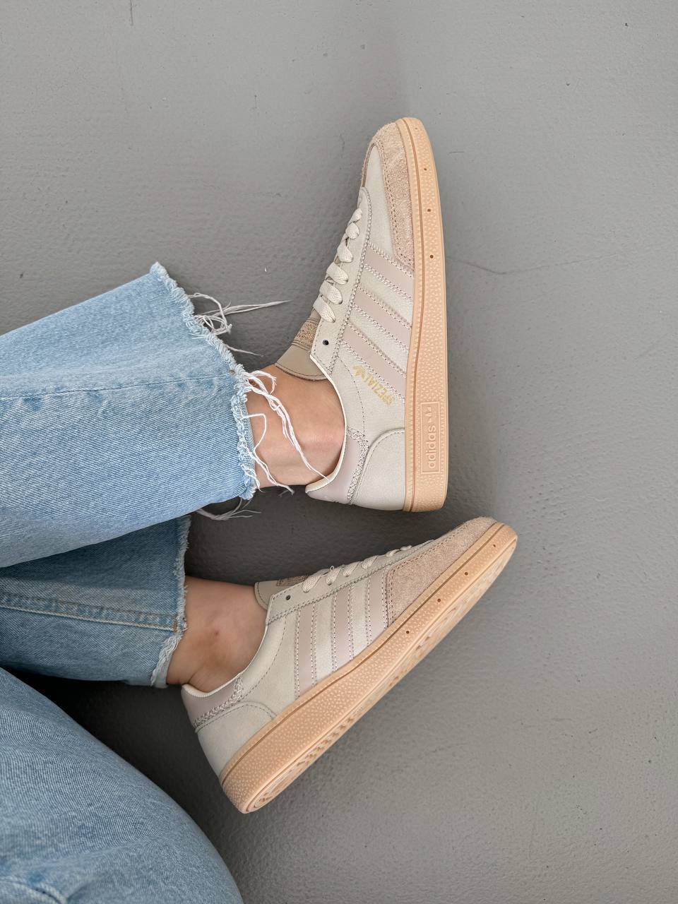 Adidas Handball Spezial Cream White Beige - oceanhype - 