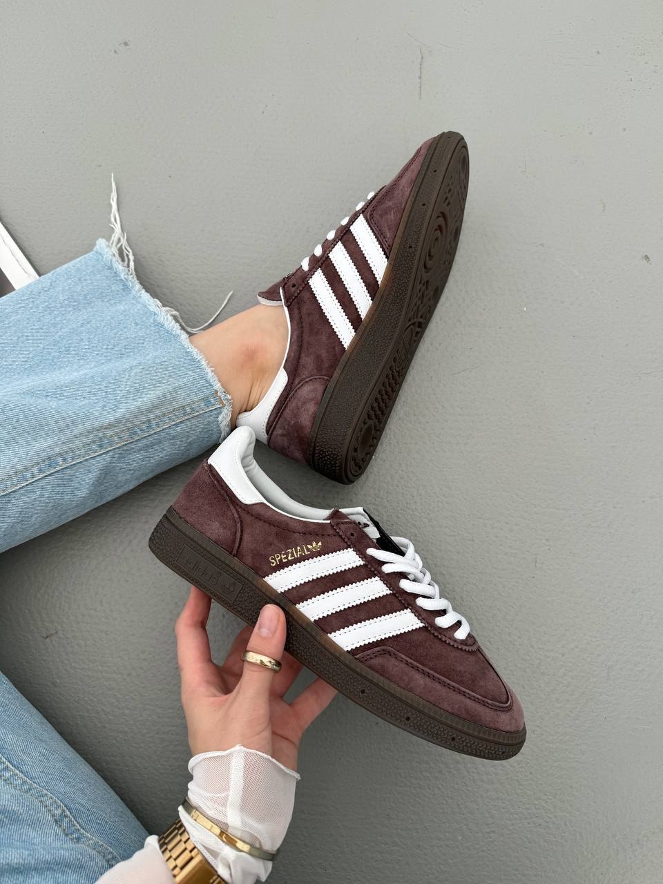 Adidas Handball Spezial Shadow Brown Gum - oceanhype - 