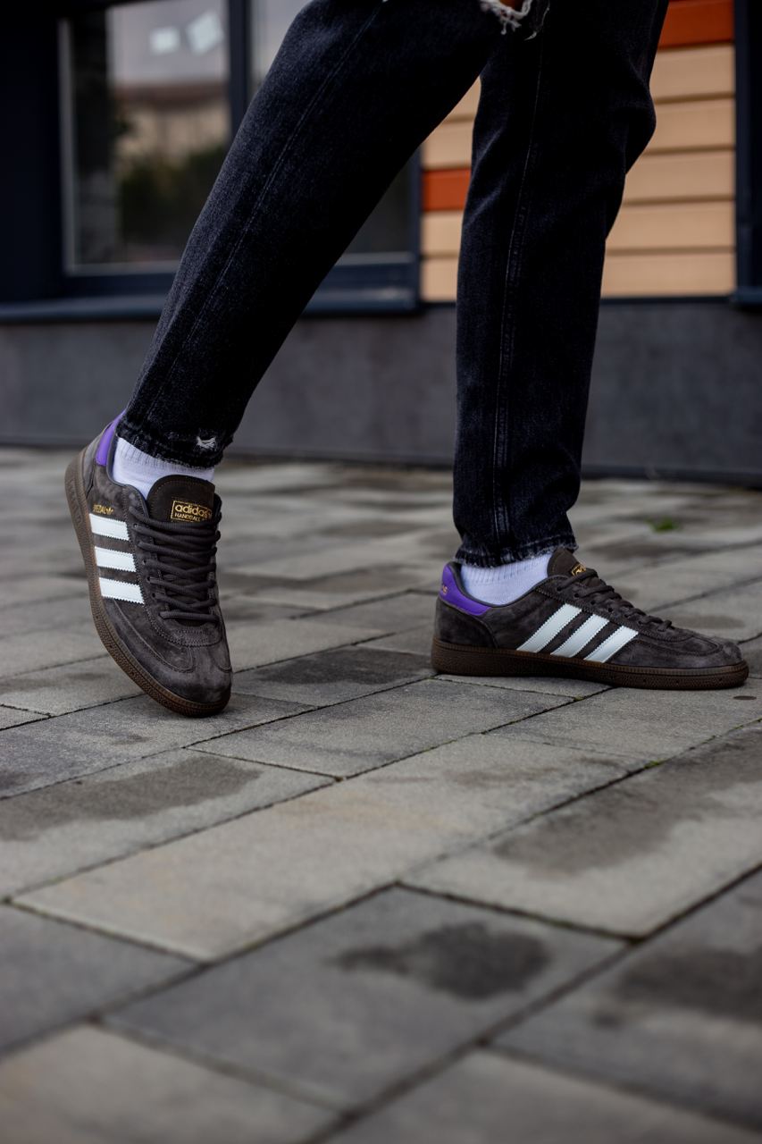 Adidas Handball Spezial Grey White Violet - oceanhype - 