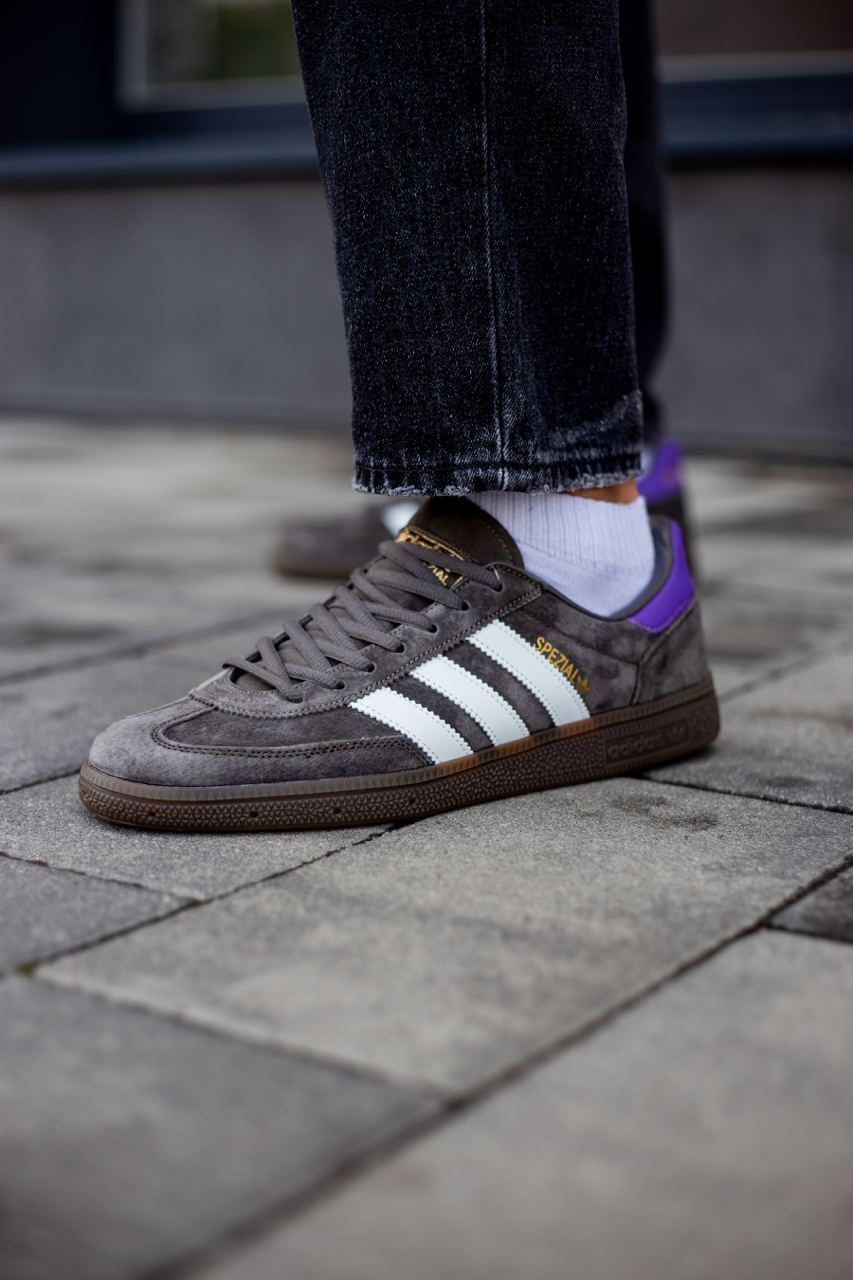 Adidas Handball Spezial Grey White Violet - oceanhype - 
