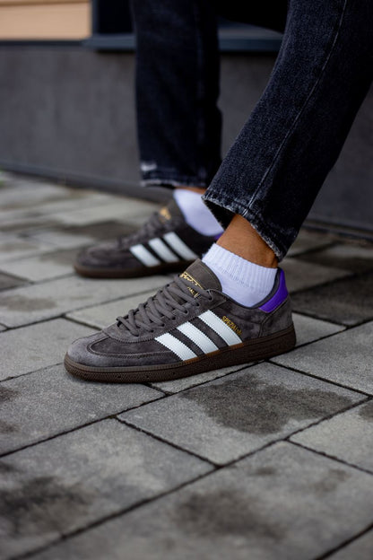 Adidas Handball Spezial Grey White Violet - oceanhype - 