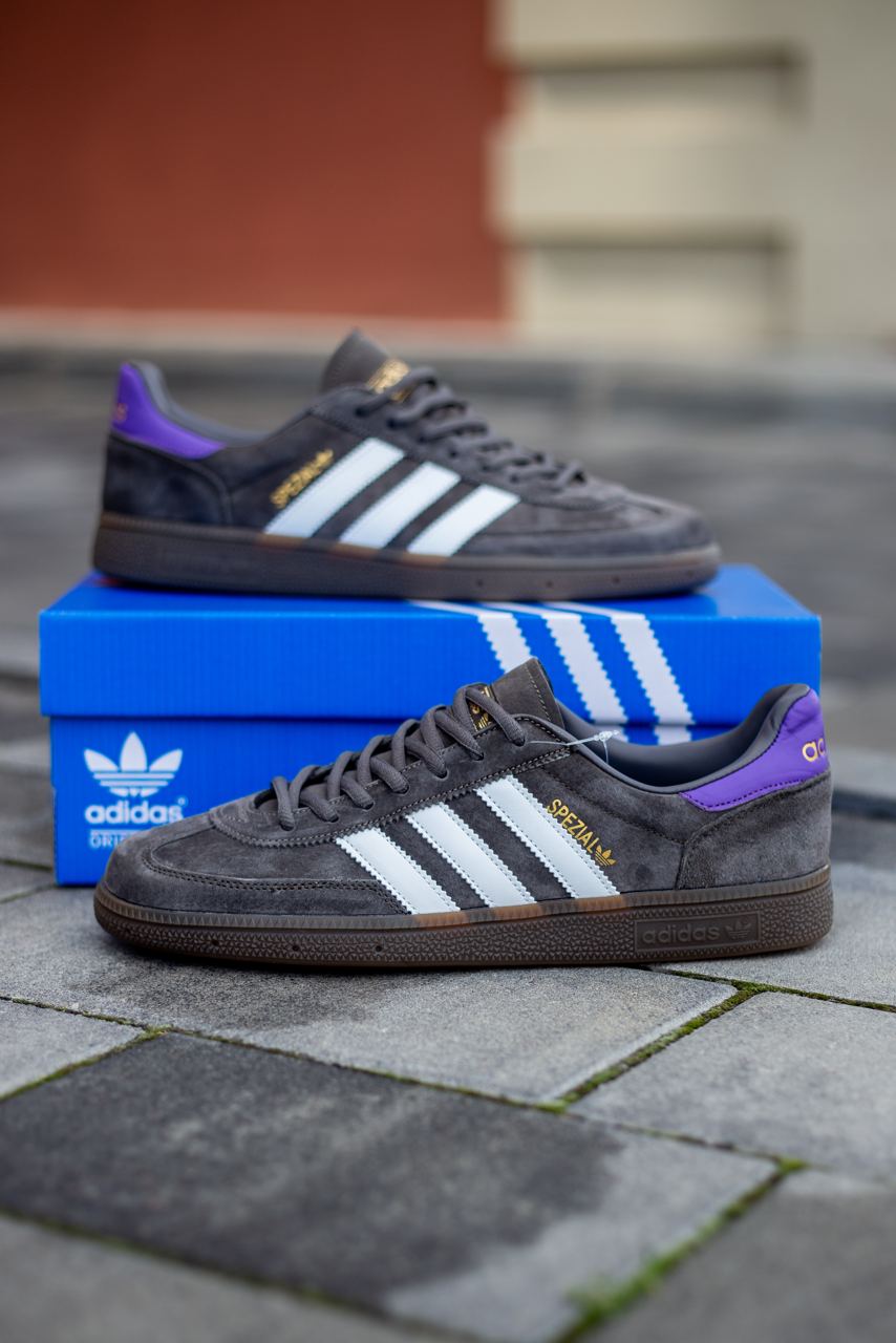 Adidas Handball Spezial Grey White Violet - oceanhype - 