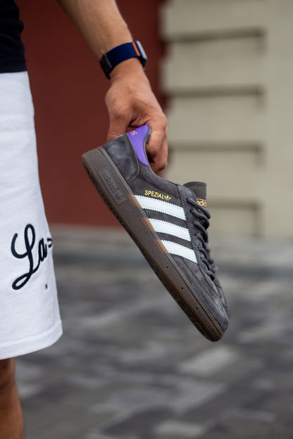 Adidas Handball Spezial Grey White Violet - oceanhype - 