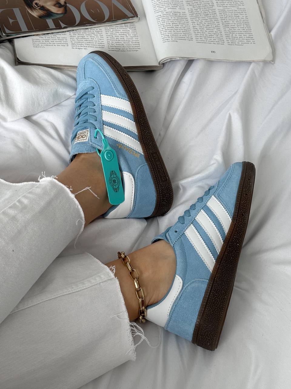 Adidas Handball Spezial Blue White - oceanhype - 