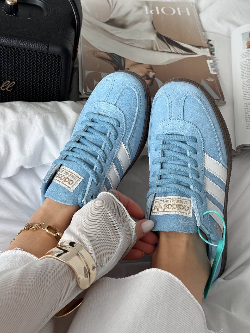 Adidas Handball Spezial Blue White - oceanhype - 