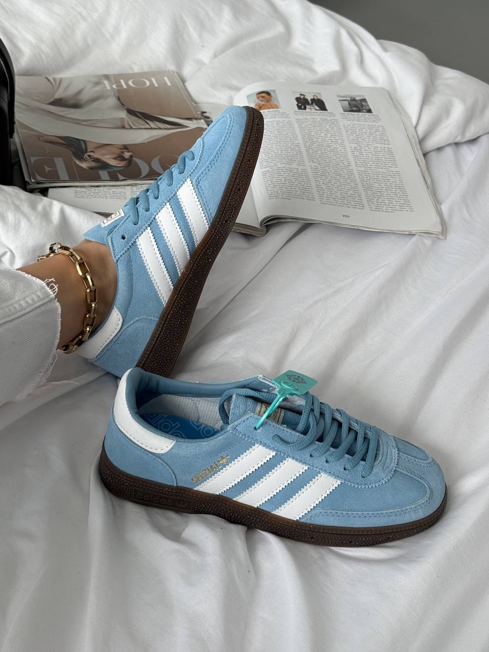 Adidas Handball Spezial Blue White - oceanhype - 