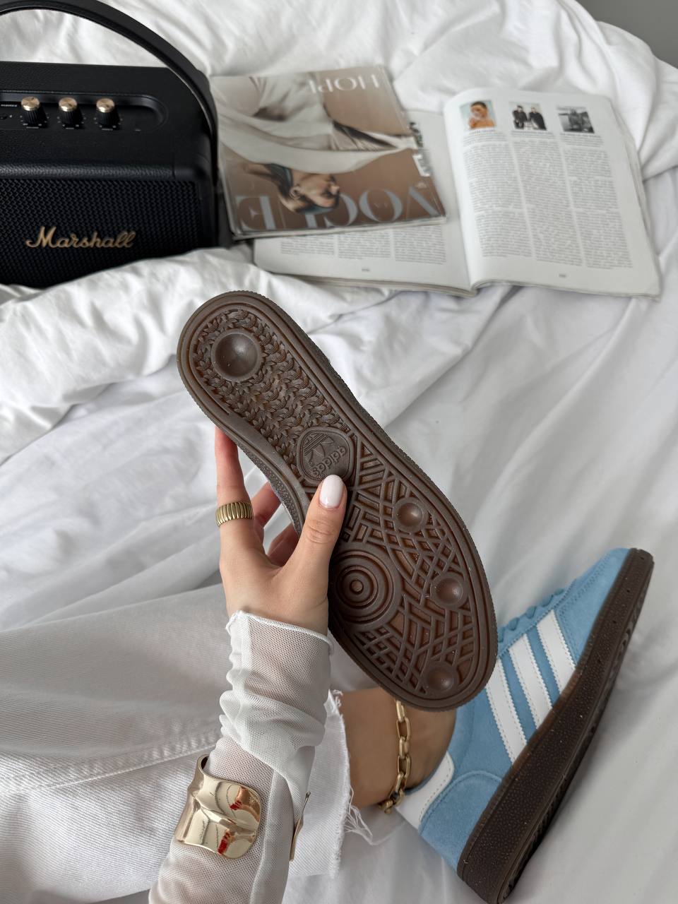 Adidas Handball Spezial Blue White - oceanhype - 