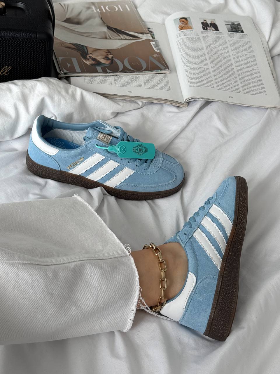 Adidas Handball Spezial Blue White - oceanhype - 