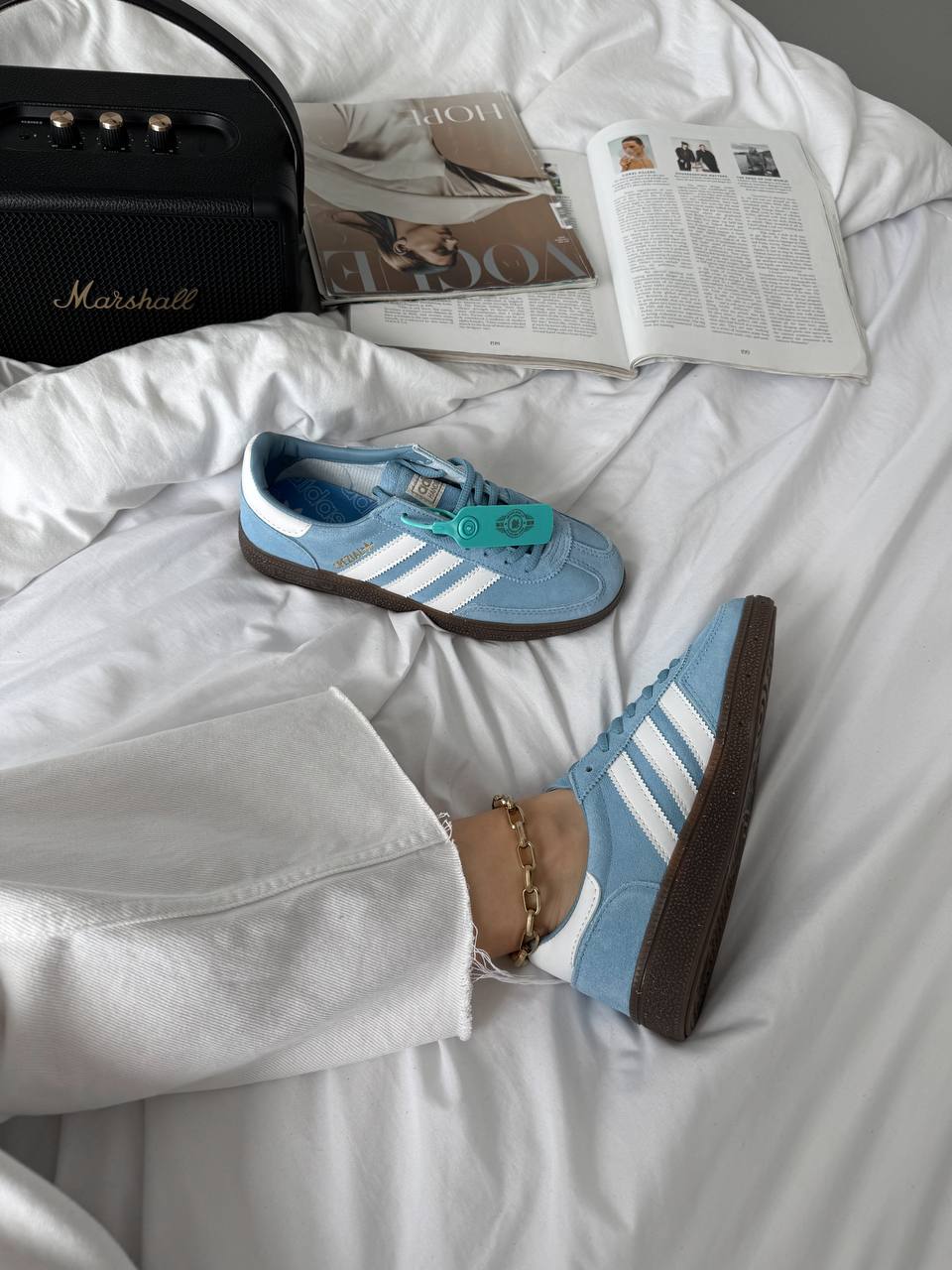 Adidas Handball Spezial Blue White - oceanhype - 