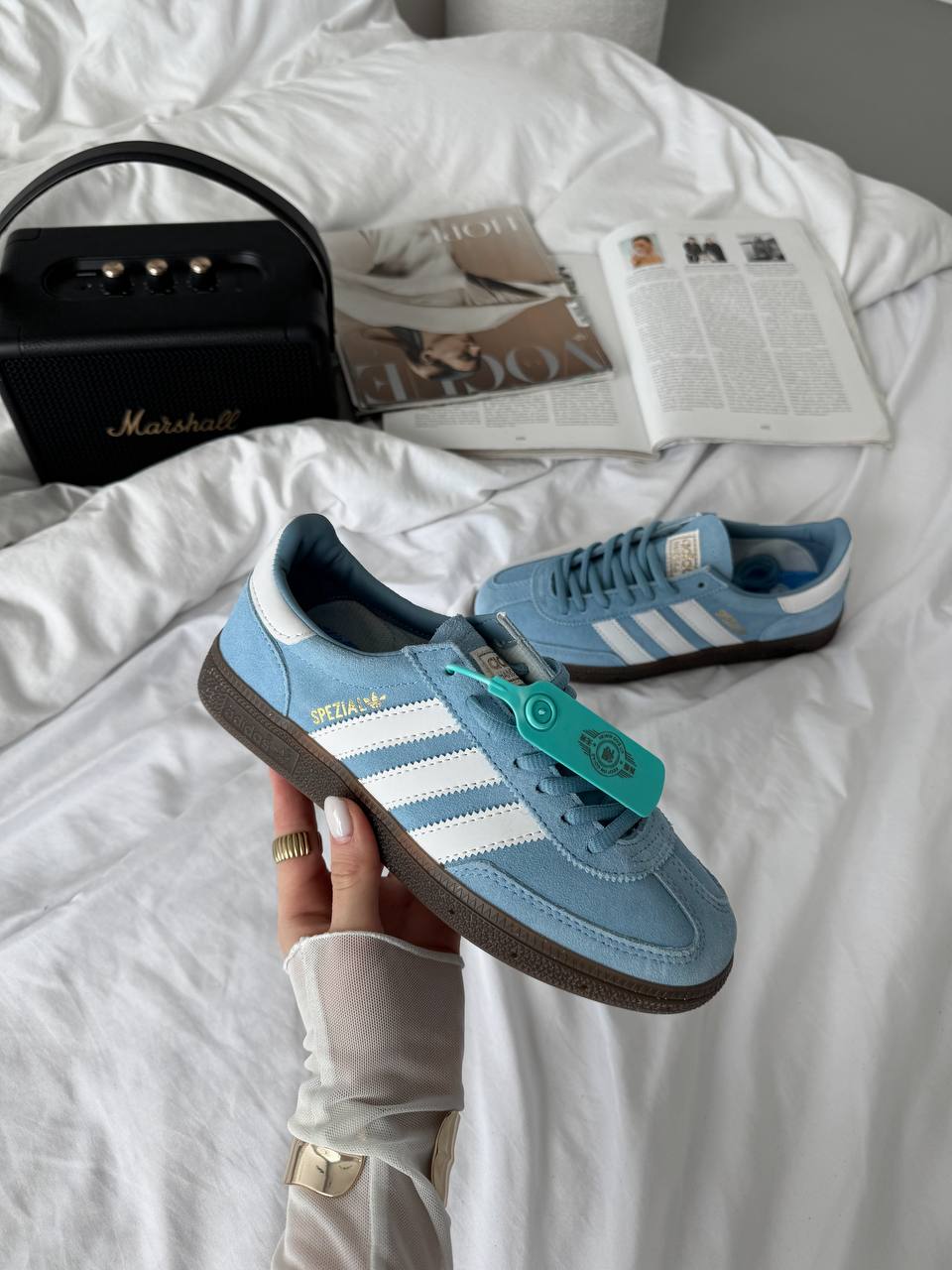 Adidas Handball Spezial Blue White - oceanhype - 