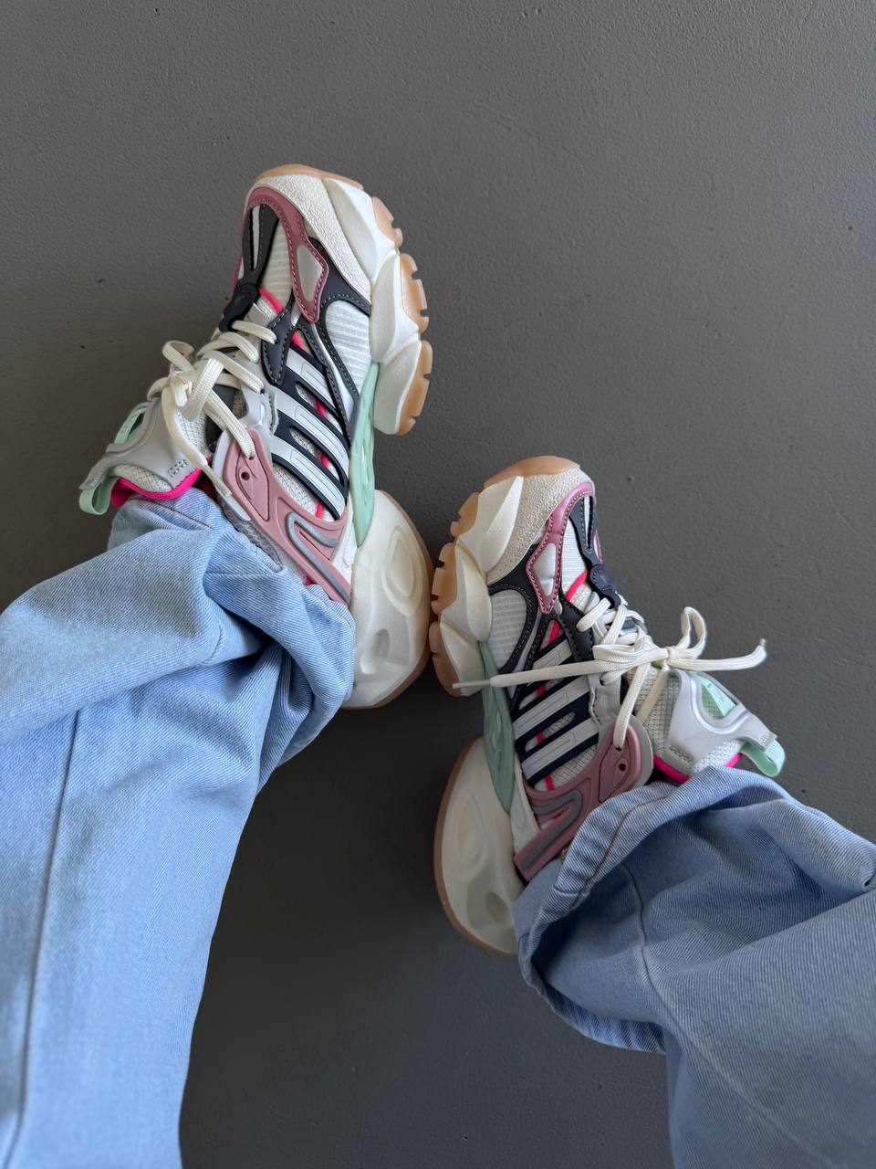 Adidas Vento XLG White Pink Grey - oceanhype - 