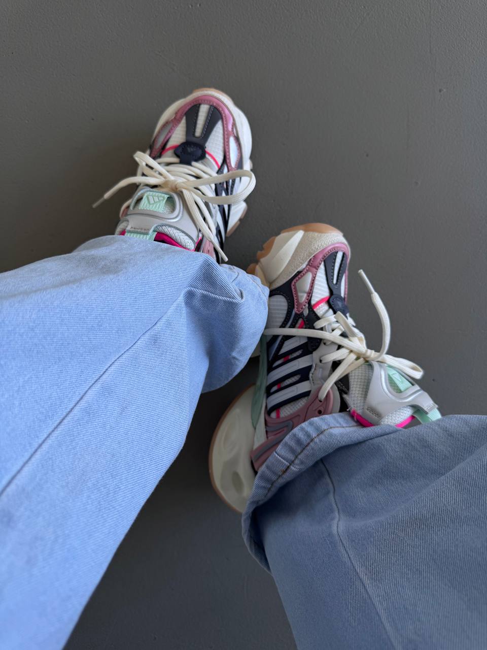 Adidas Vento XLG White Pink Grey - oceanhype - 