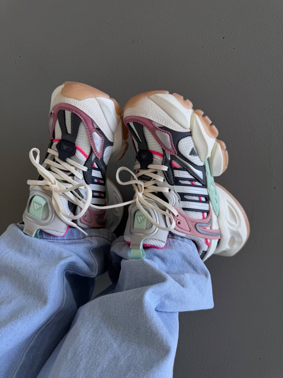 Adidas Vento XLG White Pink Grey - oceanhype - 